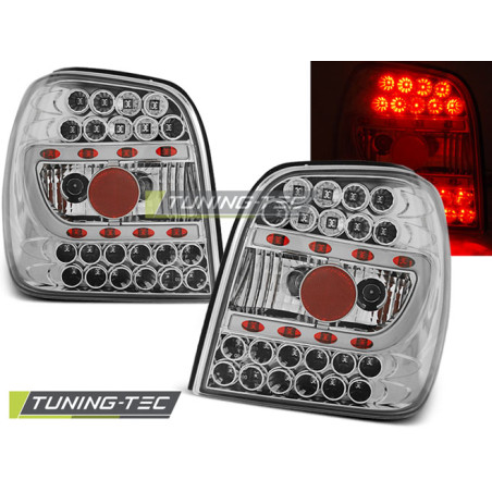 Fanali Posteriori LED Cromato per Volkswagen Polo 6N 10/1994-09/1999 (Cod. TT-LDVW64)