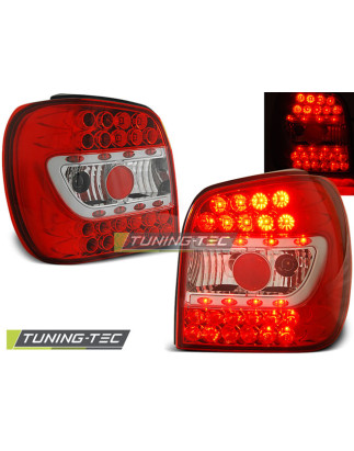 Fanali Posteriori LED Rosso/bianco per Volkswagen Polo 6N 10/1994-09/1999 (Cod. TT-LDVW66)