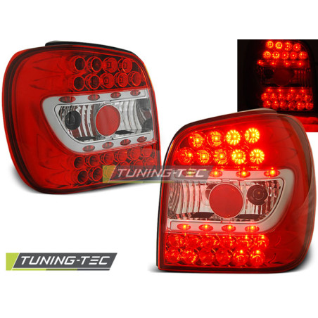 Fanali Posteriori LED Rosso/bianco per Volkswagen Polo 6N 10/1994-09/1999 (Cod. TT-LDVW66)
