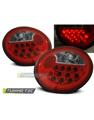 Fanali Posteriori LED Rosso/bianco per Volkswagen New Beetle 10/1998-05/2005 (Cod. TT-LDVW40)