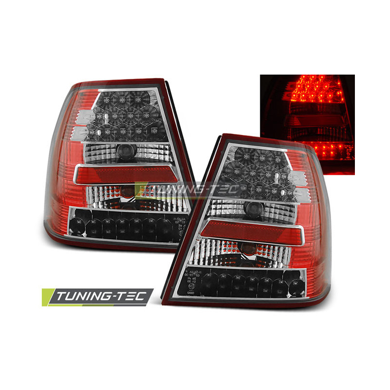 Fanali Posteriori LED Rosso/bianco per Volkswagen Bora 09/1998-07/2005 (Cod. TT-LDVW63)