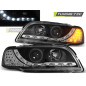 Fari Anteriori con Luci Diurne Luci Diurne Nero per Volvo S40/V40 02/1996-04/2000 (Cod. TT-LPVO10)