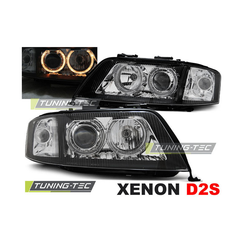 Fari Anteriori Angel Eyes per Audi A6 10/1999-06/2001 (Cod. TT-LPAU86) Fari Anteriori Angel Eyes per Audi A6 10/1999-06/2001 (Cod. TT-LPAU86)