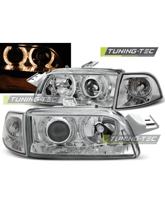 Fari Anteriori Angel Eyes per Fiat Punto 1 11/1993-09/1999 (Cod. TT-LPFI07)