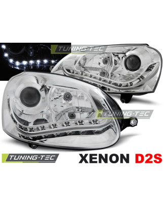 Fari Anteriori Cromato per Volkswagen Golf 5 (Cod. TT-LPVWH8)