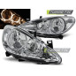 Fari Anteriori Angel Eyes per Peugeot 307 04/2001-06/2005 (Cod. TT-LPPE04)
