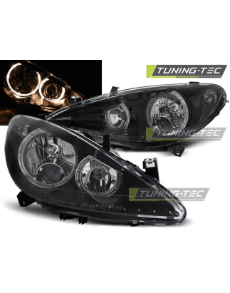 Fari Anteriori Angel Eyes per Peugeot 307 04/2001-06/2005 (Cod. TT-LPPE05)