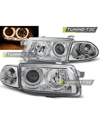 Fari Anteriori Angel Eyes per Opel Astra F 09/1994-08/1997 (Cod. TT-LPOP88)