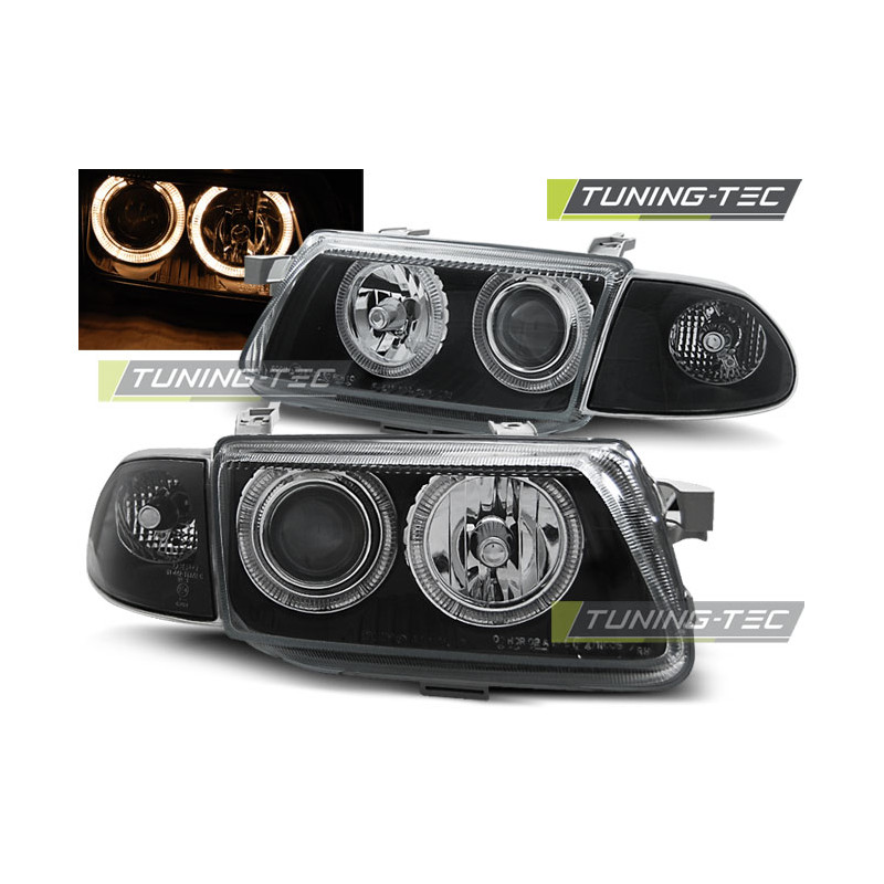 Fari Anteriori Angel Eyes per Opel Astra F 09/1994-08/1997 (Cod. TT-LPOP89)