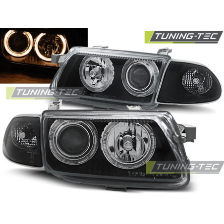 Fari Anteriori Angel Eyes per Opel Astra F 09/1994-08/1997 (Cod. TT-LPOP89)