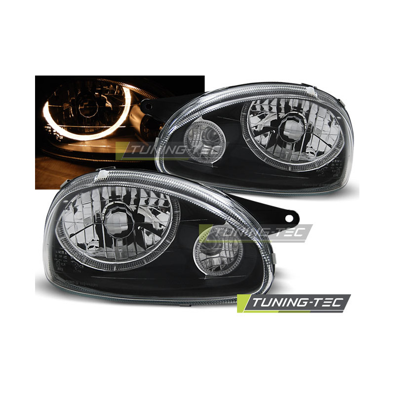 Fari Anteriori Angel Eyes per Opel Corsa B 02/1993-10/2000 (Cod. TT-LPOP91)