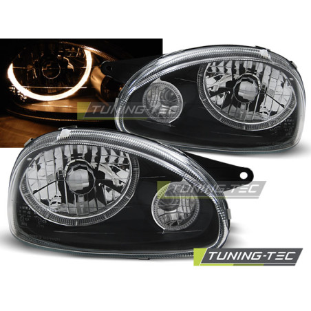 Fari Anteriori Angel Eyes per Opel Corsa B 02/1993-10/2000 (Cod. TT-LPOP91)