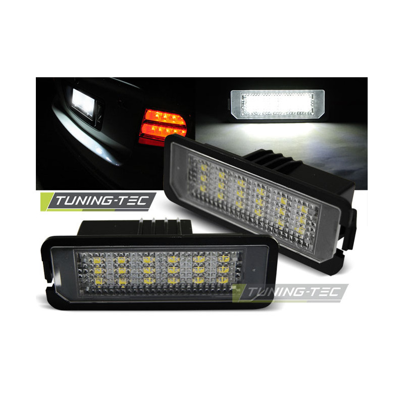 Luce Targa LED per Volkswagen Golf Iv V Vi Vii Passat B6 Passat Cc New Beatle VW Scirocco (Cod. TT-P