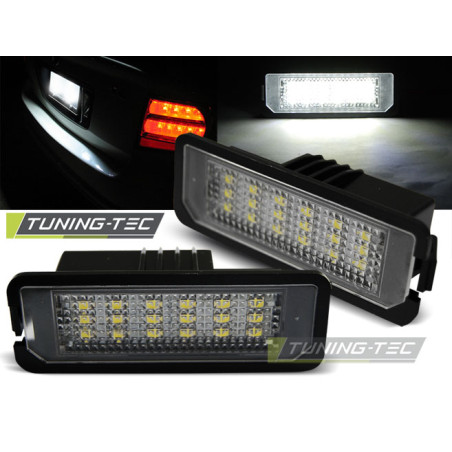 Luce Targa LED per Volkswagen Golf Iv V Vi Vii Passat B6 Passat Cc New Beatle VW Scirocco (Cod. TT-P