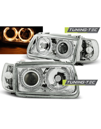 Fari Anteriori Angel Eyes per Volkswagen Polo 6N 10/1994-09/1999 (Cod. TT-LPVWH0)