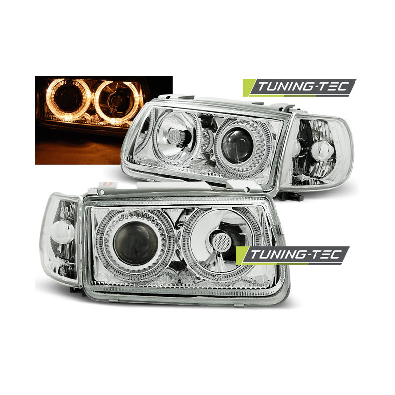 Fari Anteriori Angel Eyes per Volkswagen Polo 6N 10/1994-09/1999 (Cod. TT-LPVWH0)