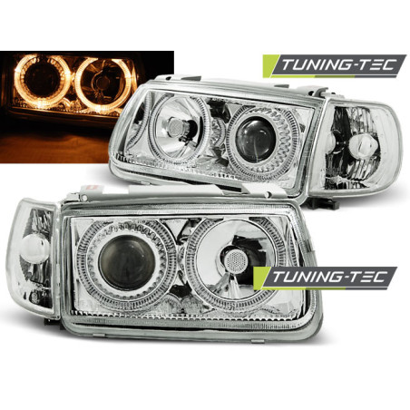 Fari Anteriori Angel Eyes per Volkswagen Polo 6N 10/1994-09/1999 (Cod. TT-LPVWH0)