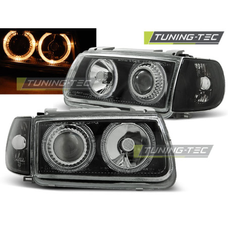 Fari Anteriori Angel Eyes per Volkswagen Polo 6N 10/1994-09/1999 (Cod. TT-LPVWH1)