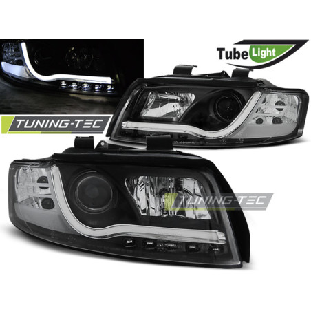 Fari Anteriori Nero per Audi A4 10/2000-10/2004 (Cod. TT-LPAU88)