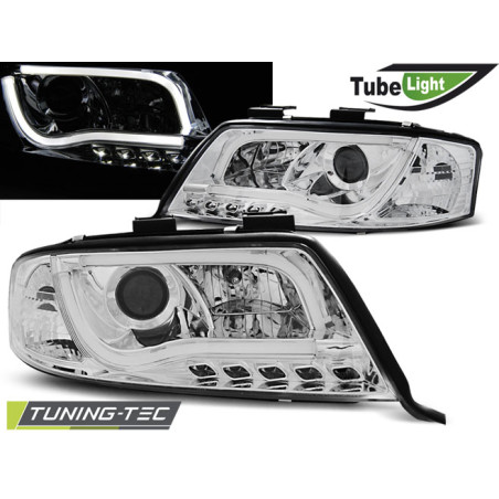 Fari Anteriori Cromato per Audi A6 05/1997-05/2001 (Cod. TT-LPAU91)