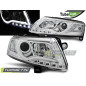 Fari Anteriori Cromato per Audi A6 C6 04/2004-2008 (Cod. TT-LPAU95)
