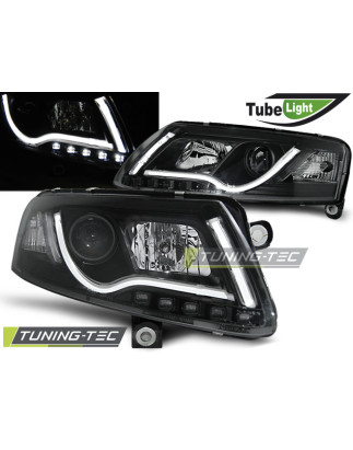 Fari Anteriori Nero per Audi A6 C6 04/2004-2008 (Cod. TT-LPAU96)