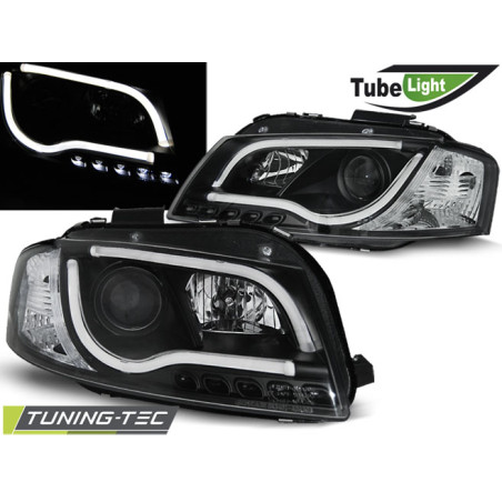 Fari Anteriori Nero per Audi A3 8P 05/2003-03/2008 (Cod. TT-LPAU98)