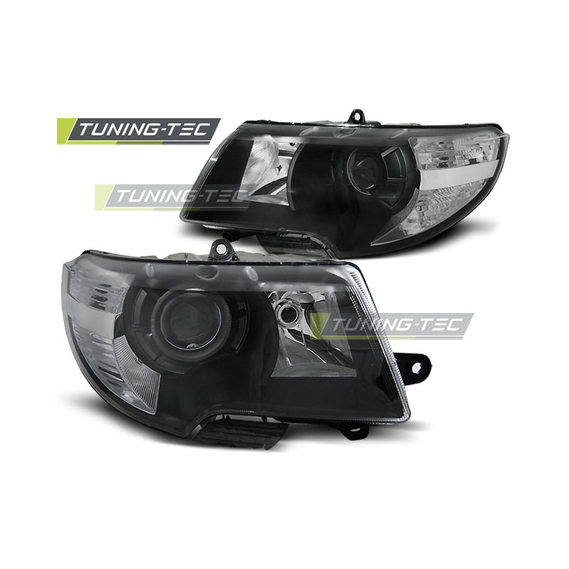 Fari Anteriori Nero per Skoda Superb 2008-2012 (Cod. TT-LPSK13)