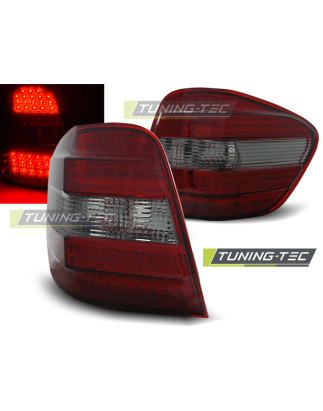 Fanali Posteriori LED Rosso Fumé per Mercedes-Benz Classe M W164 2005-2008 (Cod. TT-LDME46)