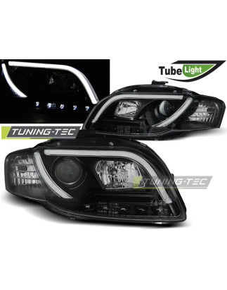 Fari Anteriori Nero per Audi A4 B7 11/2004-03/2008 (Cod. TT-LPAU90)