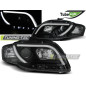 Fari Anteriori Nero per Audi A4 B7 11/2004-03/2008 (Cod. TT-LPAU90)
