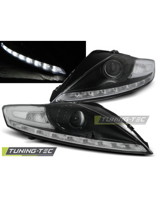 Fari Anteriori con Luci Diurne Luci Diurne Nero per Ford Mondeo 07/2007-11/2010 (Cod. TT-LPFO53)