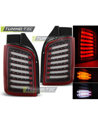 Fanali Posteriori LED Rosso/bianco per Volkswagen T5 /10-15 04/2003-2009 (Cod. TT-LDVW88)