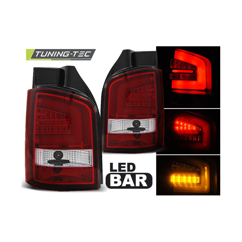 Fanali Posteriori LED per Volkswagen T5 04/2003-2009 (Cod. TT-LDVW93)