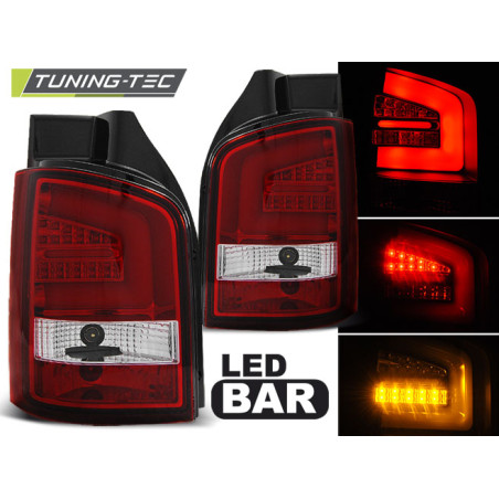 Fanali Posteriori LED per Volkswagen T5 04/2003-2009 (Cod. TT-LDVW93)