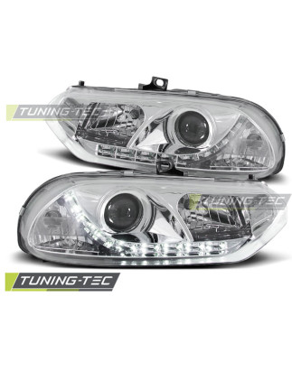Fari Anteriori con Luci Diurne Luci Diurne Cromato per Alfa Romeo 156 10/1997-06/2003 (Cod. TT-LPAR0