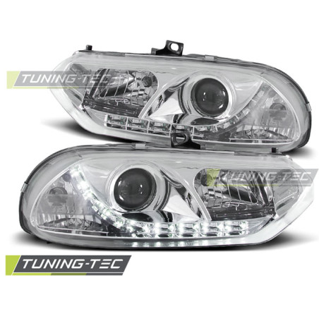 Fari Anteriori con Luci Diurne Luci Diurne Cromato per Alfa Romeo 156 10/1997-06/2003 (Cod. TT-LPAR0