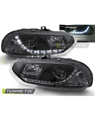 Fari Anteriori con Luci Diurne Luci Diurne Nero per Alfa Romeo 156 10/1997-06/2003 (Cod. TT-LPAR02)