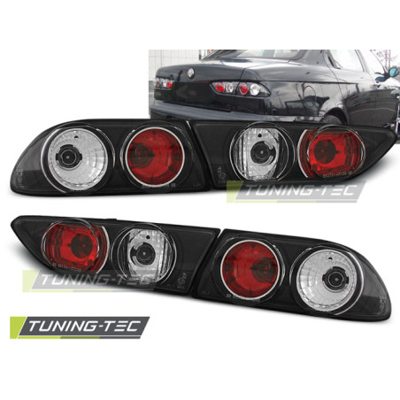 Fanali Posteriori Nero per Alfa Romeo 156 10/1997-06/2003 (Cod. TT-LTAR02)