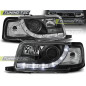 Fari Anteriori Luci Diurne Nero per Audi 80 B4 09/1991-04/1996 (Cod. TT-LPAU40)