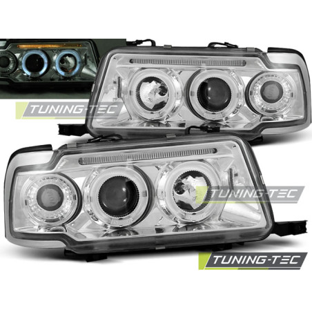Fari Anteriori Angel Eyes per Audi 80 B4 09/1991-04/1996 (Cod. TT-LPAU29)