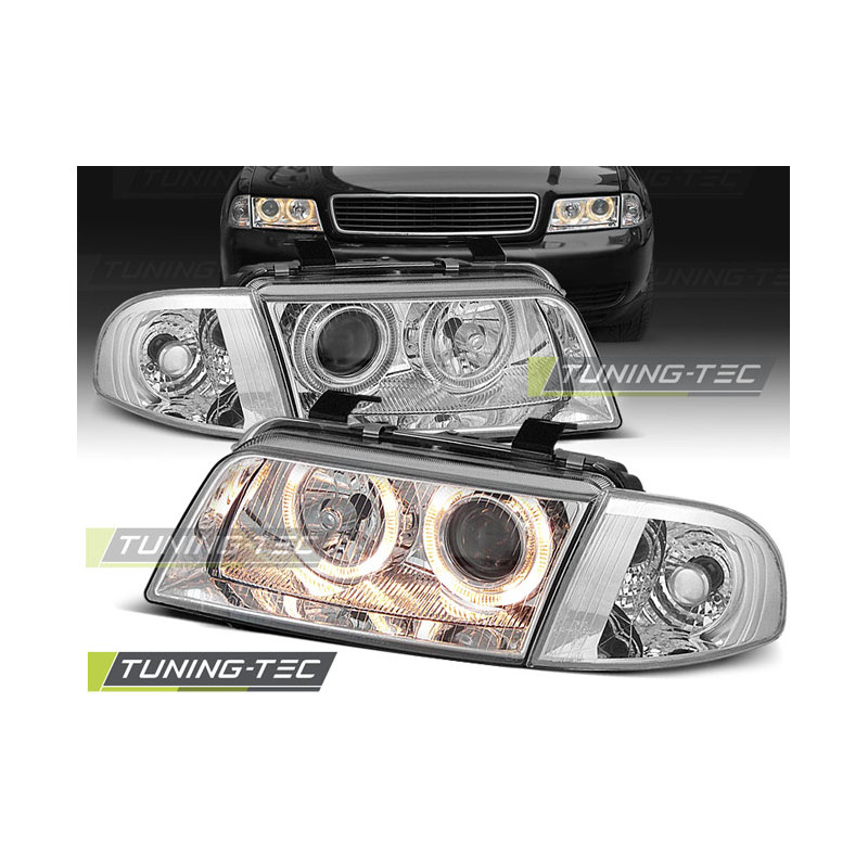 Fari Anteriori Angel Eyes per Audi A4 11/1994-12/1998 (Cod. TT-LPAU09)
