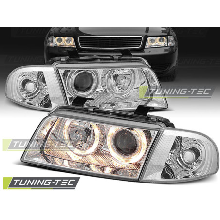 Fari Anteriori Angel Eyes per Audi A4 11/1994-12/1998 (Cod. TT-LPAU09)