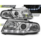 Fari Anteriori Luci Diurne Cromato per Audi A4 11/1994-12/1998 (Cod. TT-LPAU25)
