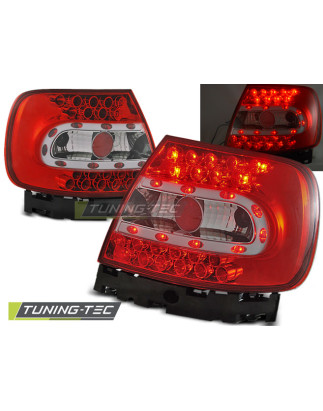 Fanali Posteriori LED Rosso/bianco per Audi A4 B5 11/1994-10/2000 (Cod. TT-LDAU07)