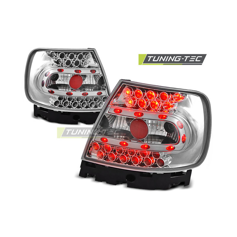 Fanali Posteriori LED Cromato per Audi A4 B5 11/1994-09/2000 (Cod. TT-LDAU12)