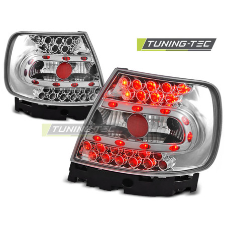Fanali Posteriori LED Cromato per Audi A4 B5 11/1994-09/2000 (Cod. TT-LDAU12)
