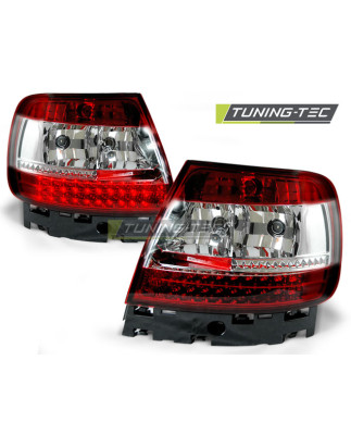 Fanali Posteriori LED Rosso/bianco per Audi A4 B5 11/1994-09/2000 (Cod. TT-LDAU25)