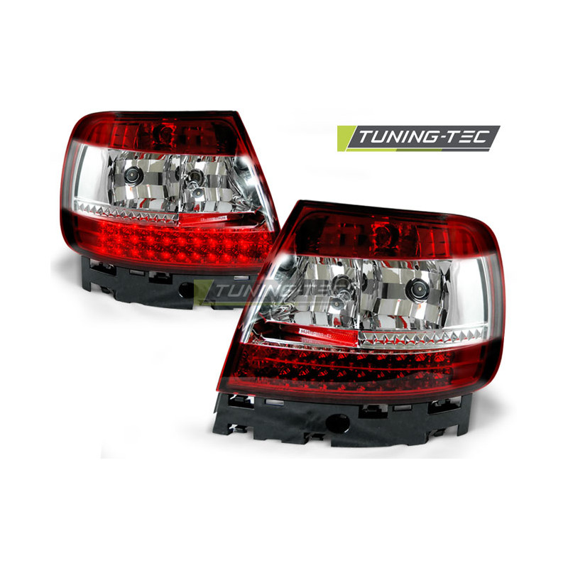 Fanali Posteriori LED Rosso/bianco per Audi A4 B5 11/1994-09/2000 (Cod. TT-LDAU25)