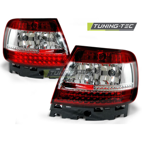 Fanali Posteriori LED Rosso/bianco per Audi A4 B5 11/1994-09/2000 (Cod. TT-LDAU25)